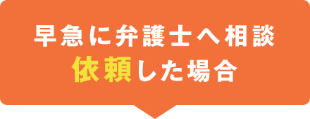 早急に弁護士に依頼した場合